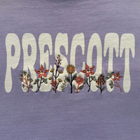 Women's Purple Prescott Arizona Embroidered T-Shirt
