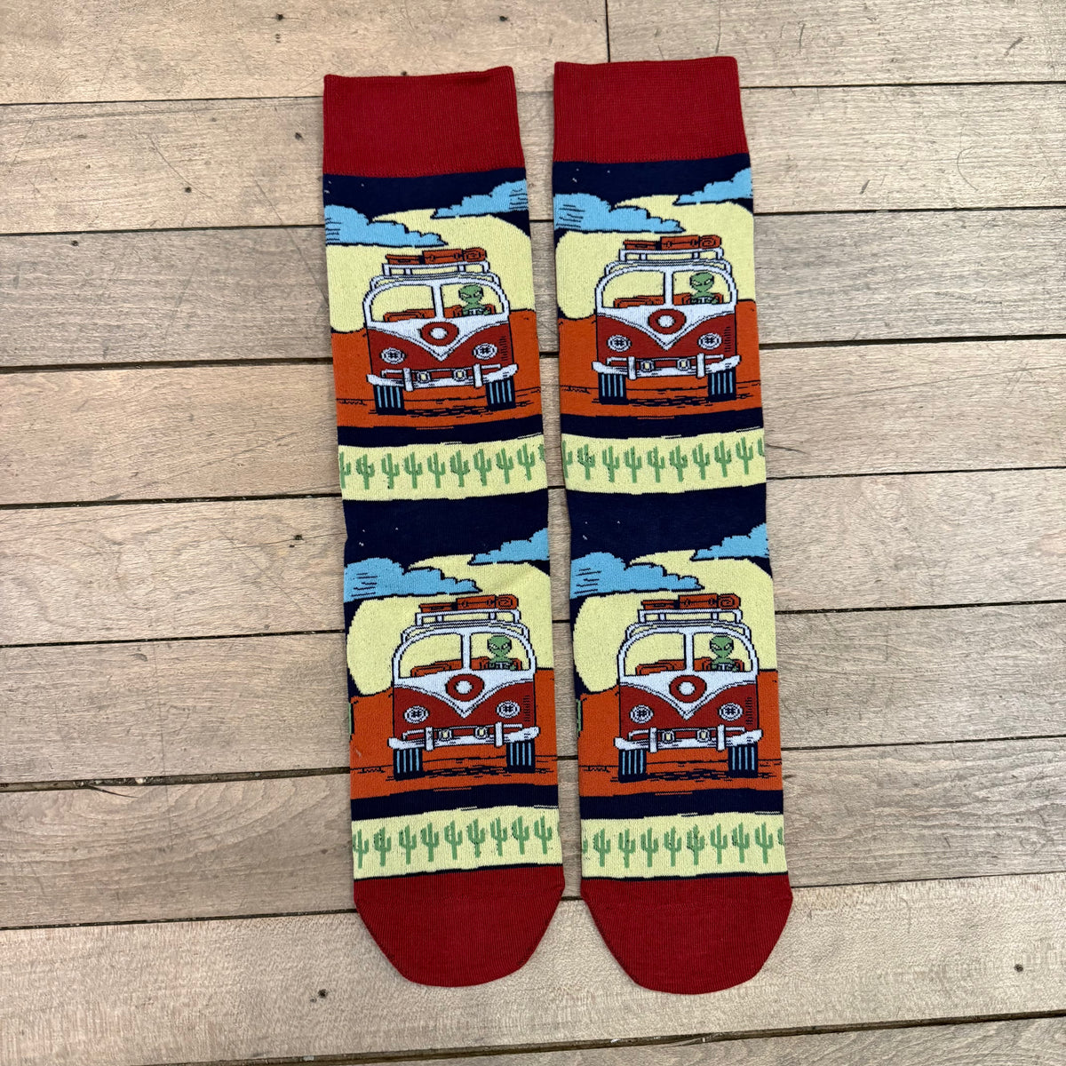 Alien Bus Comfort Knit Socks