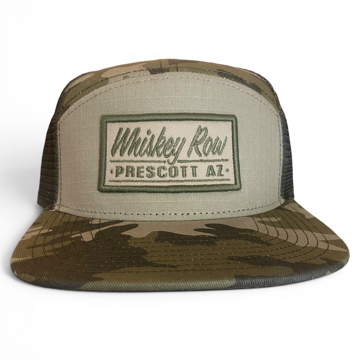 Whiskey Row Prescott AZ Camo Cap