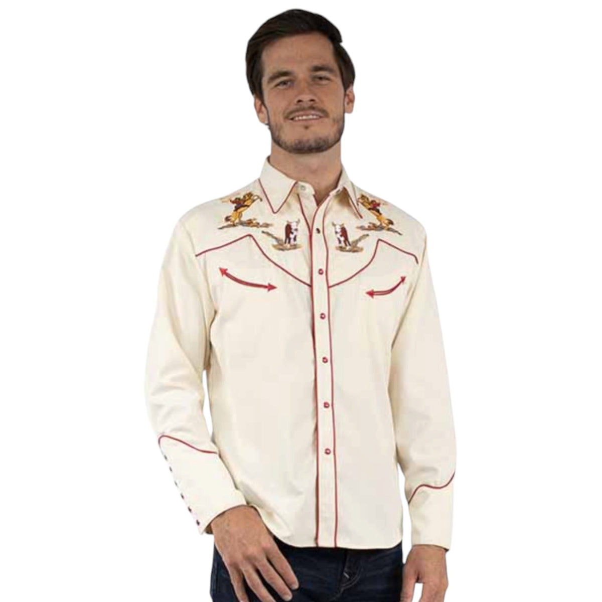 Men's Scully Cattle Roper Snap Front Shirt