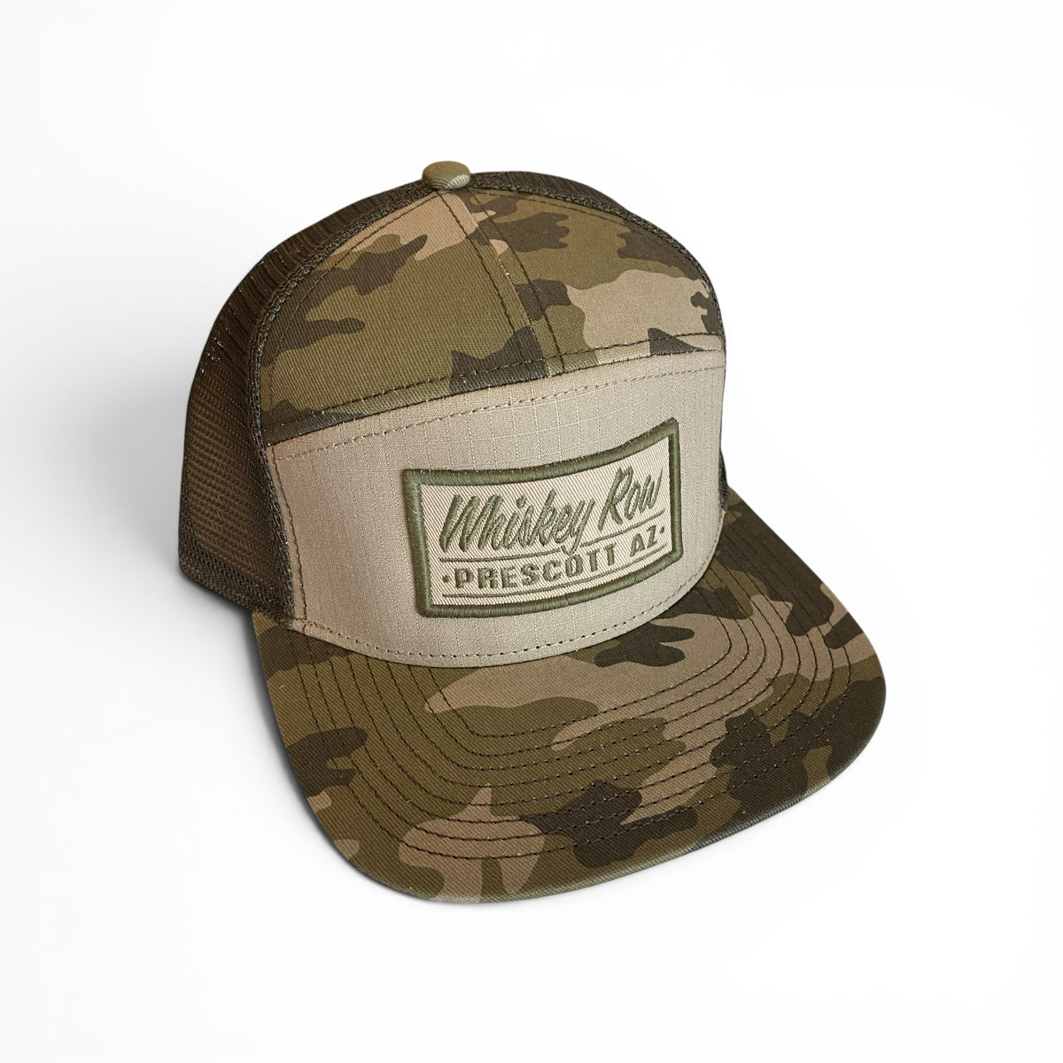 Whiskey Row Prescott AZ Camo Cap
