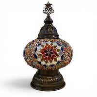 7” Turkish Table Lamp Multicolored