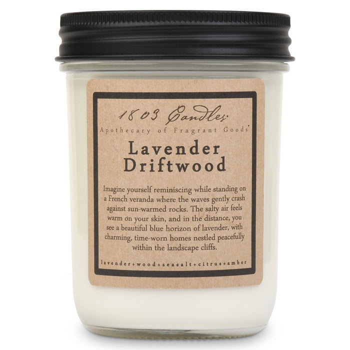 Lavender Driftwood Soy Candle