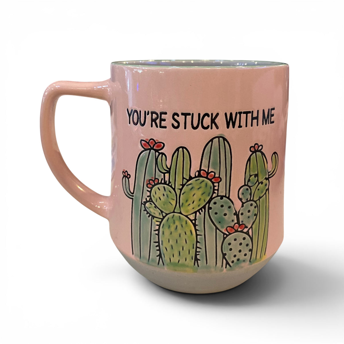 You're Stuck With Me 18Oz Mug Pink