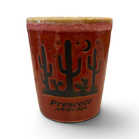 Prescott Arizona Cactus Ceramic Shot Glass
