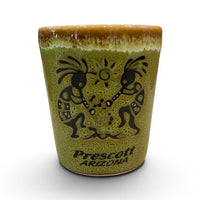 Prescott Arizona Kokopelli Ceramic Shot Glass