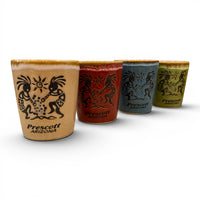 Prescott Arizona Kokopelli Ceramic Shot Glass
