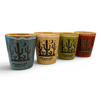 Prescott Arizona Cactus Ceramic Shot Glass