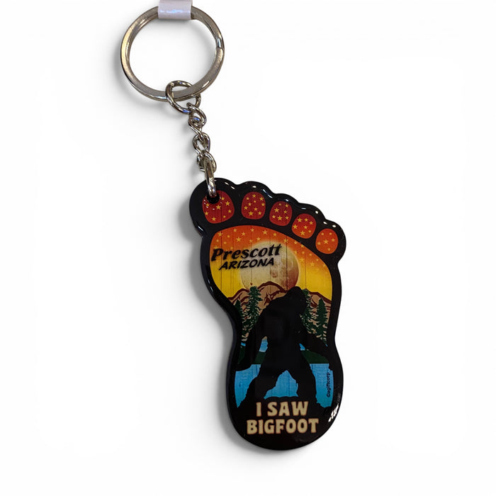 Prescott Arizona Bigfoot Keychain