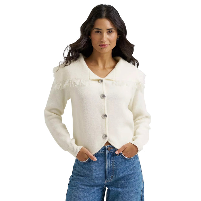 Women’s Heartland Fringe Collar Cardigan Sweater