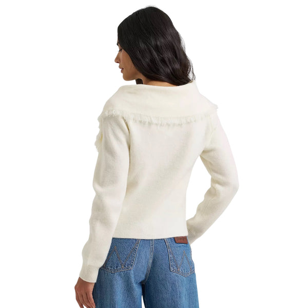 Women’s Heartland Fringe Collar Cardigan Sweater