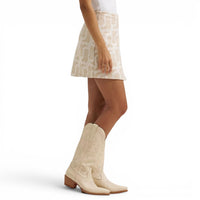 Women’s Jaquard Wrap Mini Skirt