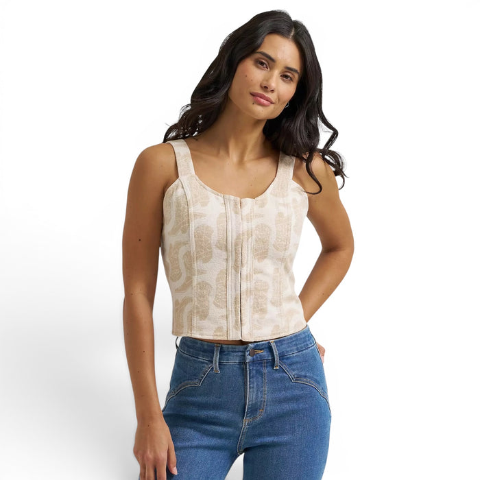 Women’s Jacquard Corset Top