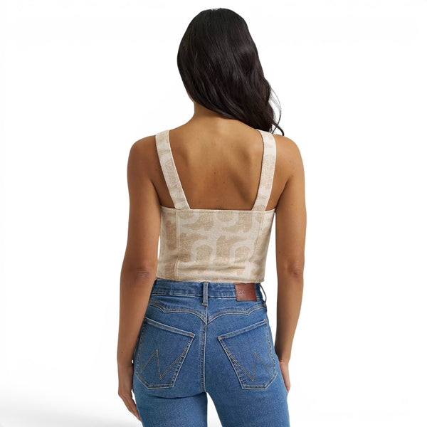 Women’s Jacquard Corset Top