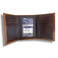 Tri-Fold Flag Tooled Wallet