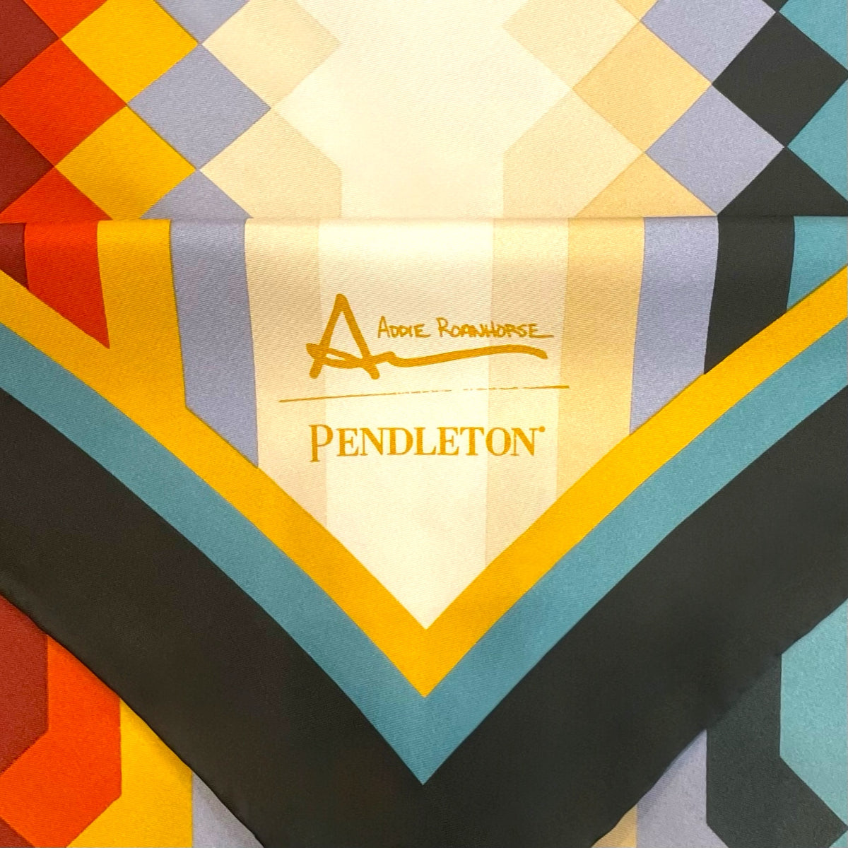 Pendleton Middle Waters Silk Scarf by Addie Roanhorse
