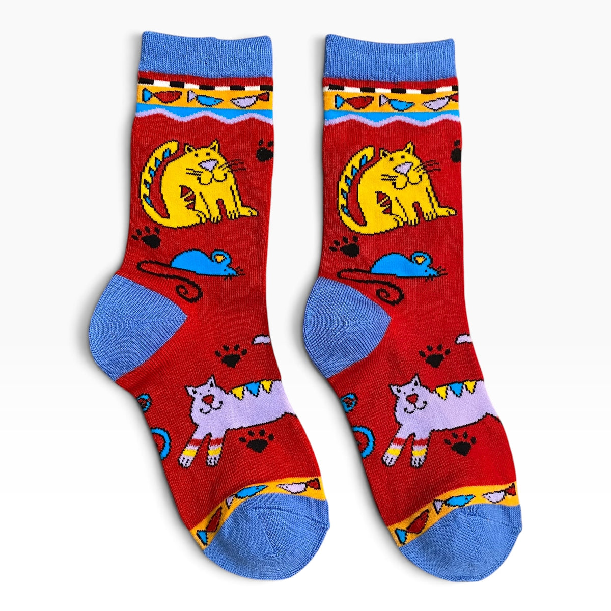 Crazy Cat Socks