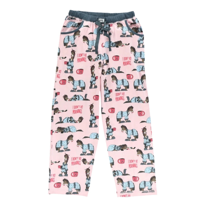 Women’s “I Don’t Do Mornings” Pajama Pants