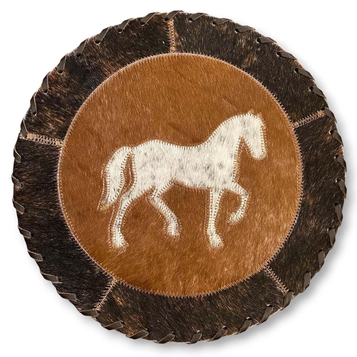 Cowhide 12" Placemats - Horse