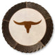 Cowhide 12" Placemats - Longhorn