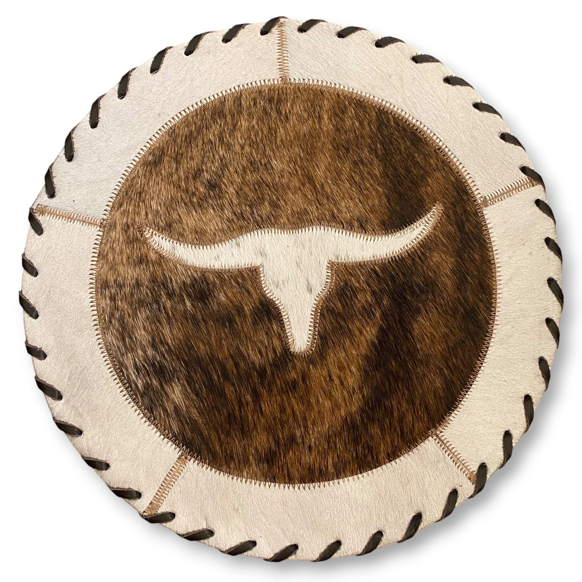 Cowhide 12" Placemats - Longhorn