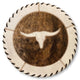 Cowhide 12" Placemats - Longhorn