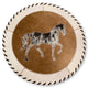 Cowhide 16" Placemats- Horse