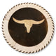 Cowhide 16" Placemats - Longhorn