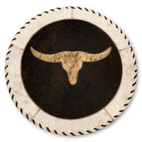 Cowhide 16" Placemats - Longhorn