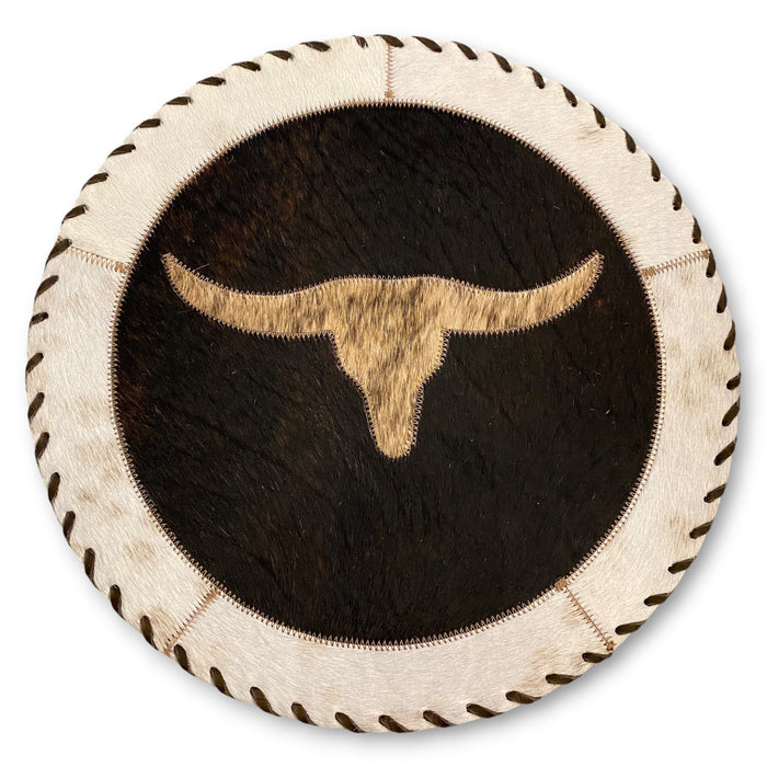 Cowhide 16" Placemats - Longhorn