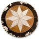 Cowhide 16" Placemats - 8 Point Star