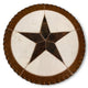 Cowhide 16" Placemats- 5 Point Star