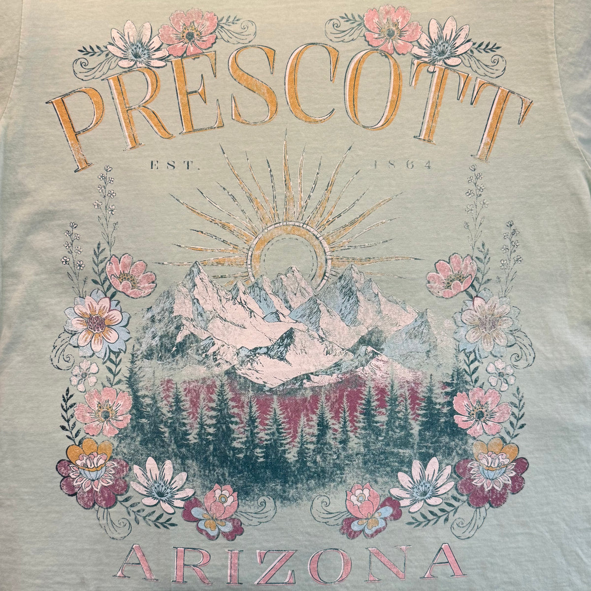 Women’s Prescott Arizona Teal Shirt