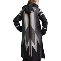 Pendleton Hooded Jacquard Coat Black