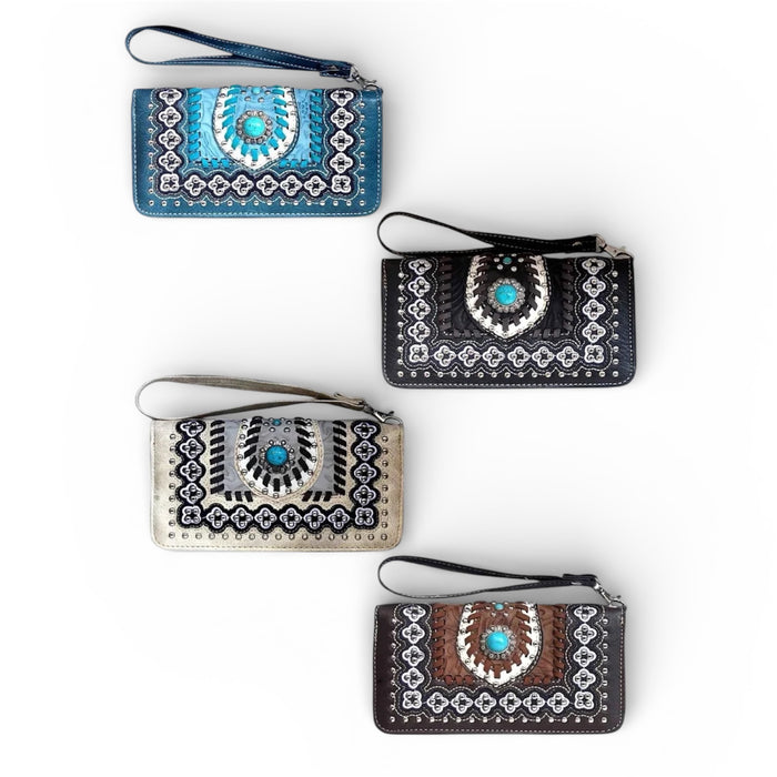 Concho Zip Wallet