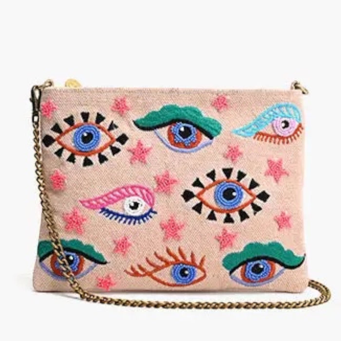 Mystic Gaze Pink Clutch
