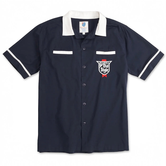 Lebowski Button Up Short Sleeve Shirt Old Style