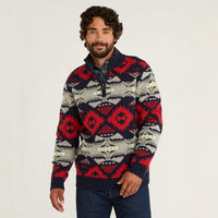 Pendleton Men’s Nehalem Quarter Zip Lambswool Sweater