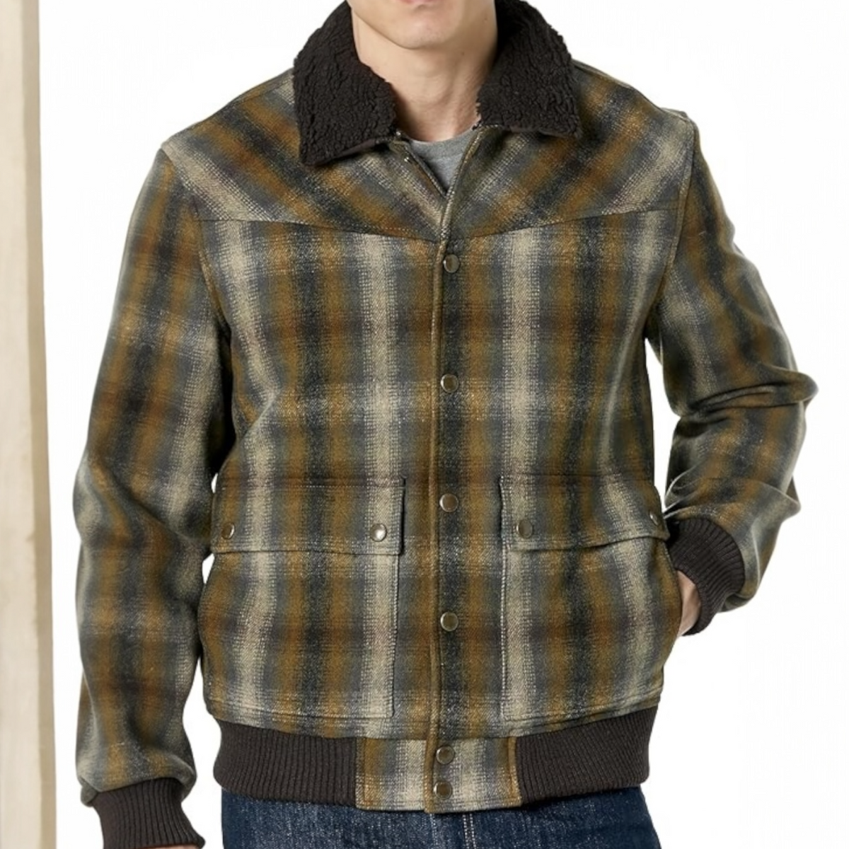 Pendleton Men’s Jacksonville Plaid Wool Jacket
