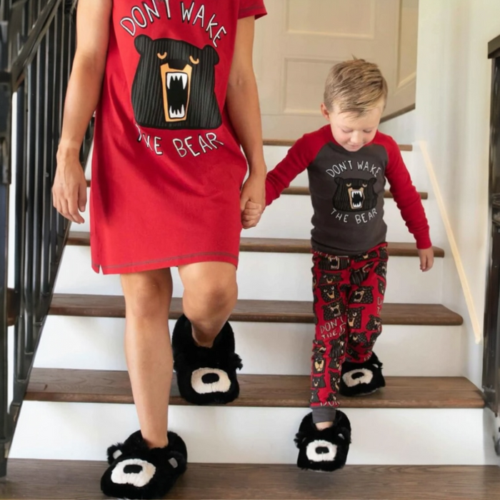 Lazy One Bear Critter Slippers