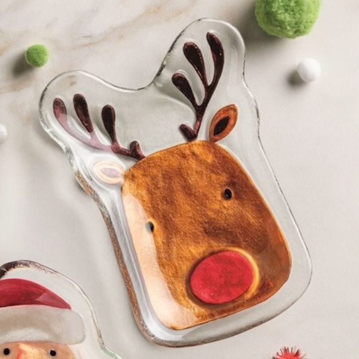 Christmas Tidbit Plate