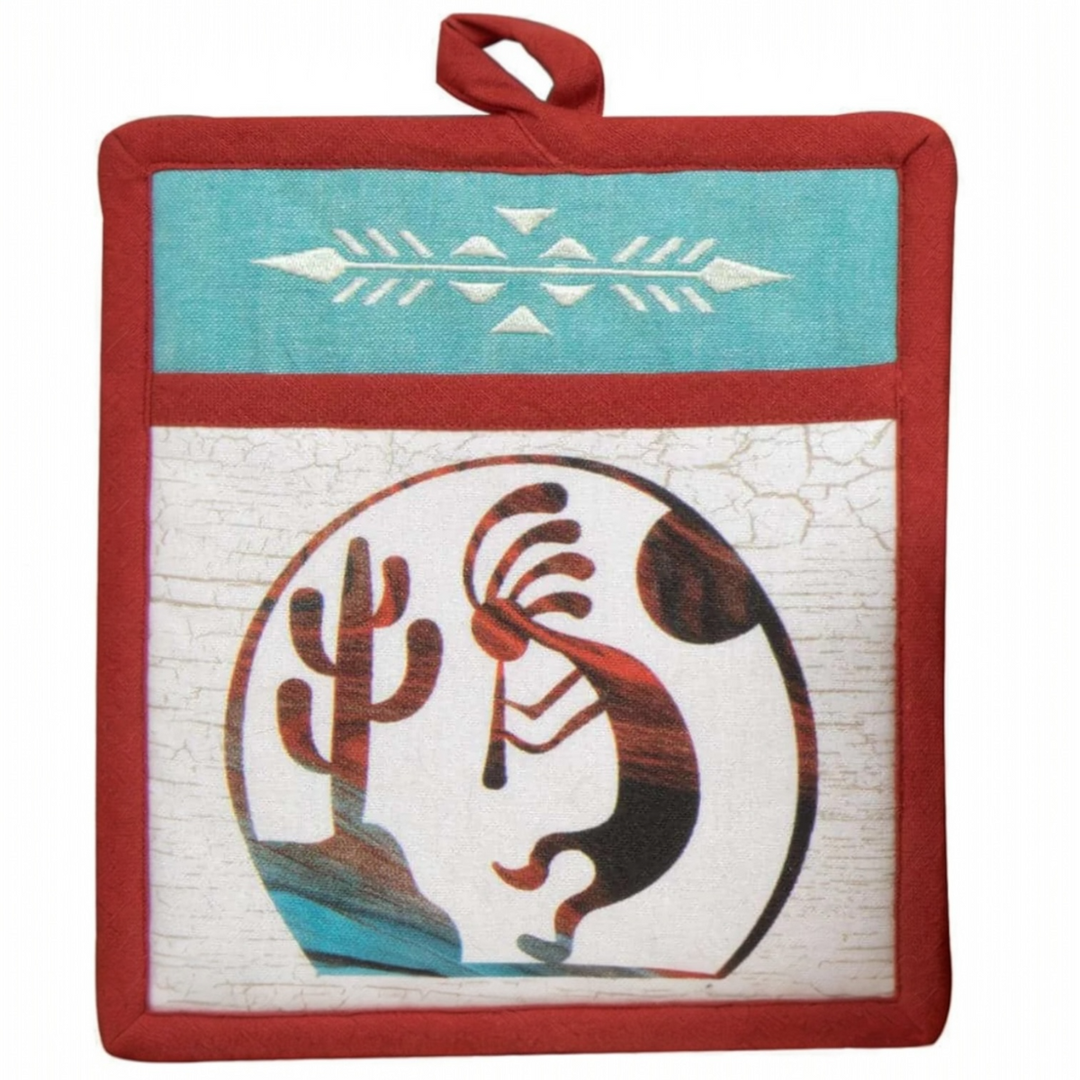 Southwest Kokopelli Pocket Mitt