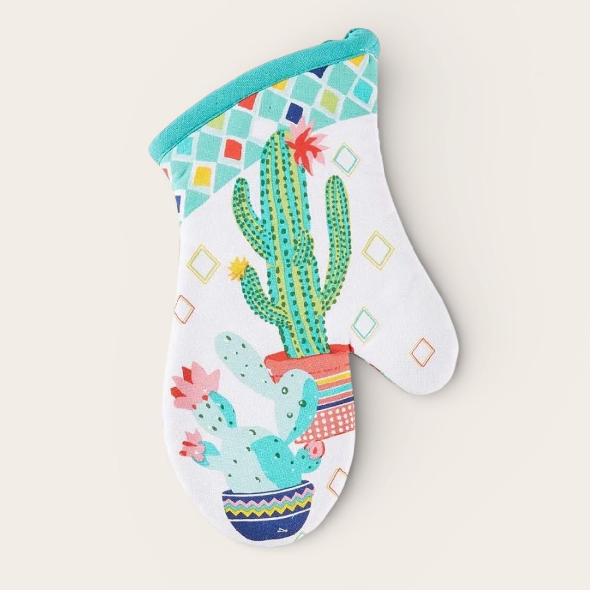 Cactus Garden Oven Mitt