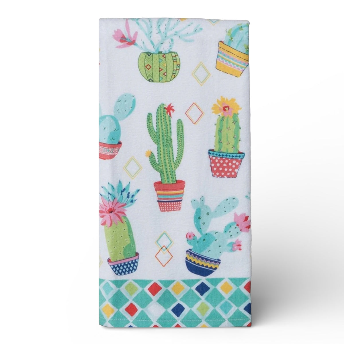 Cactus Garden Dual Purpose Terry Towel