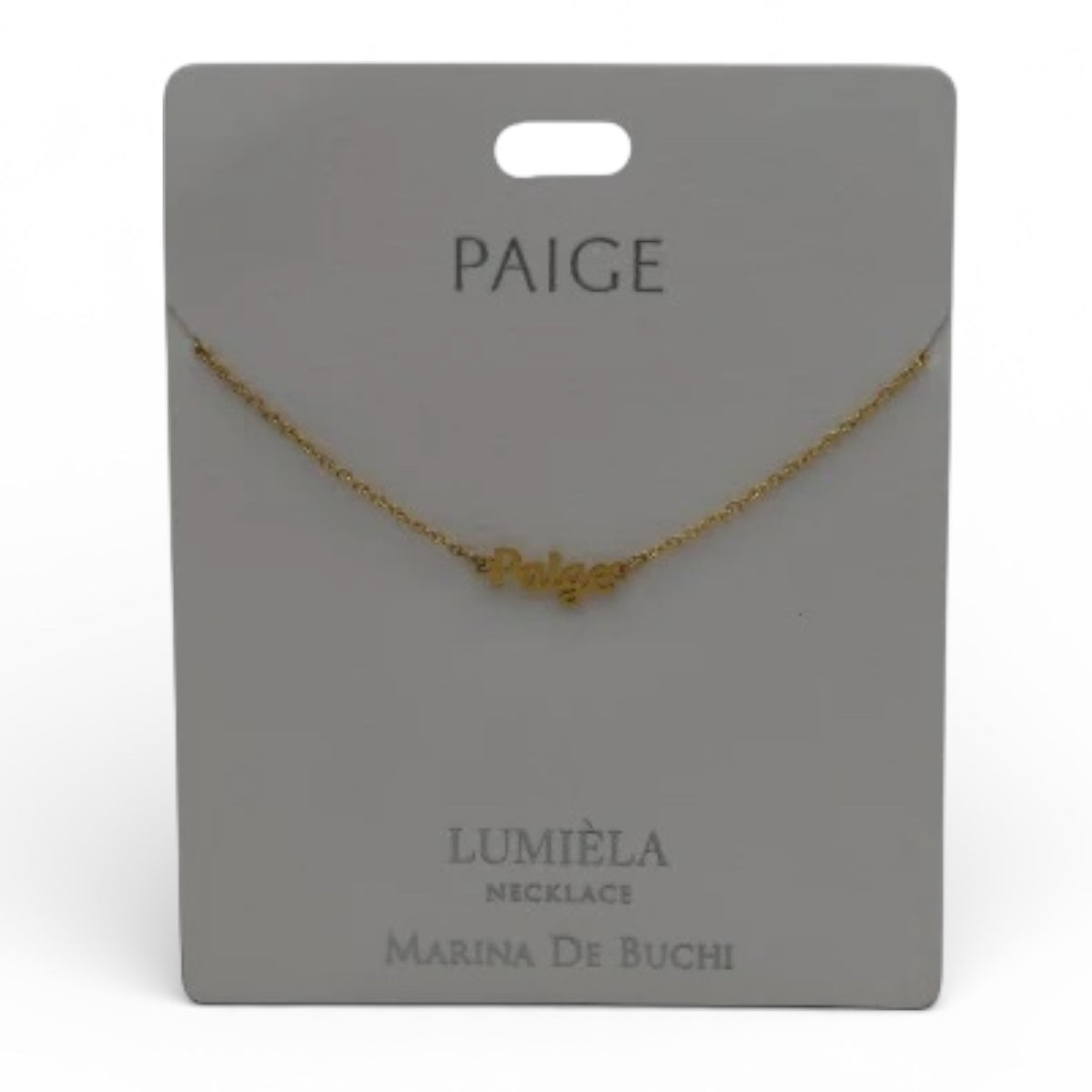 Name Necklace - P’s