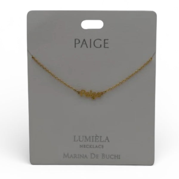 Name Necklace - P’s