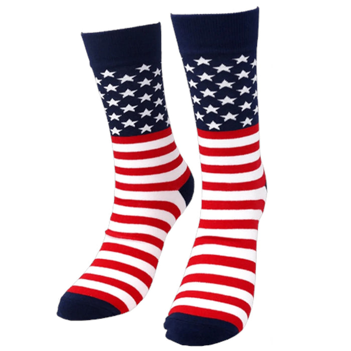 American Flag Lone Rock Knit Socks