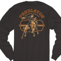 Vintage Black Pendleton Long Sleeve