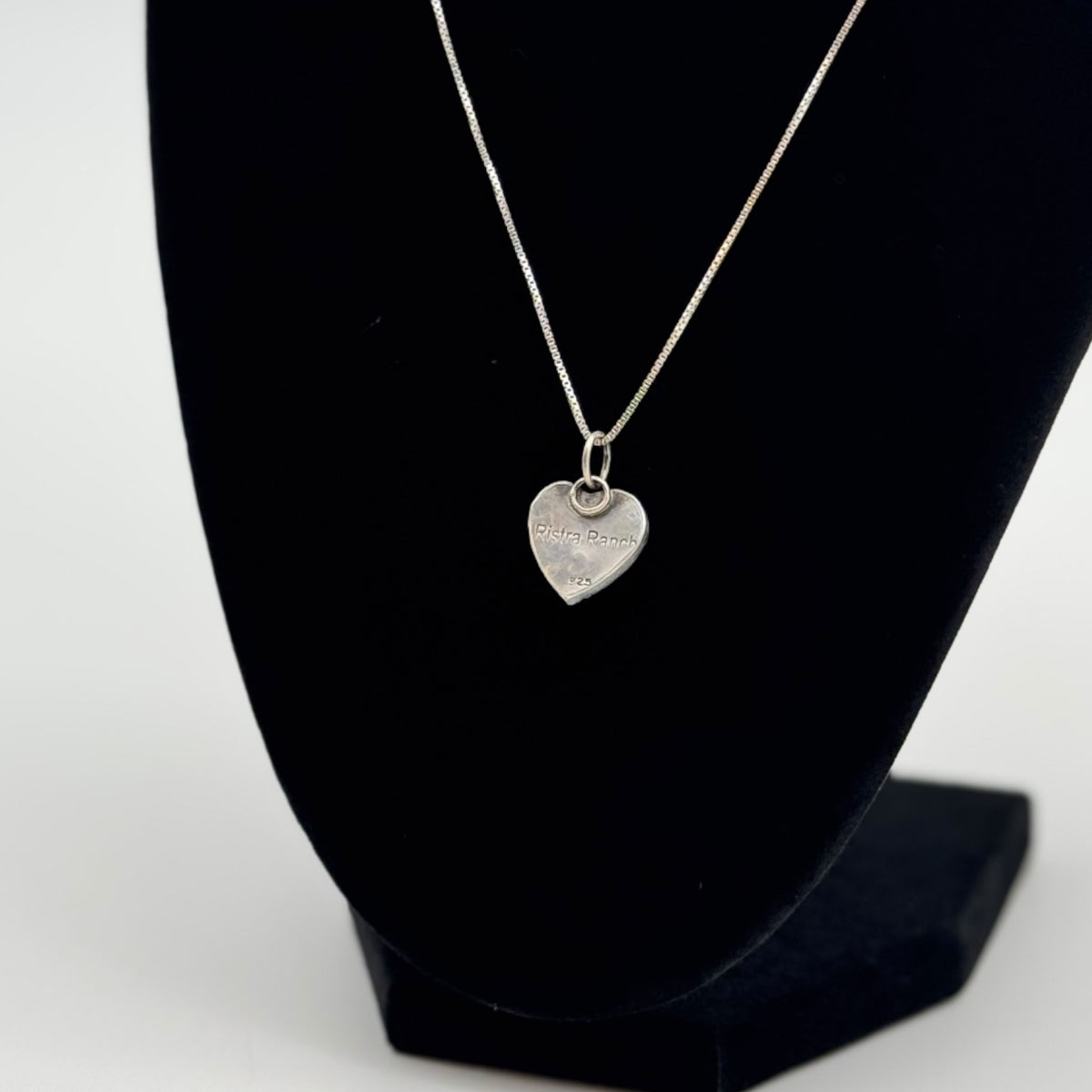 Small Pink Conch Heart Necklace