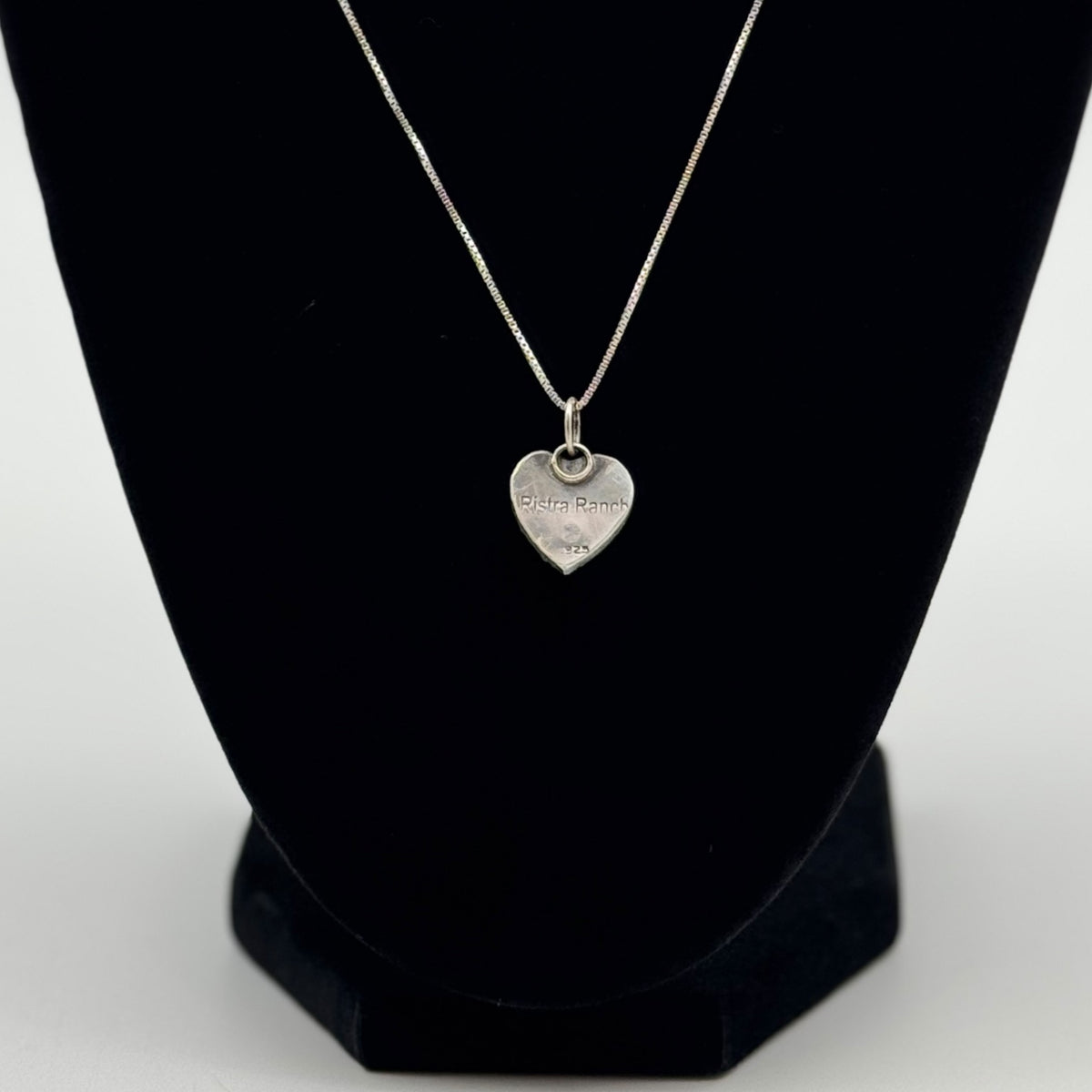 Small Pink Conch Heart Necklace